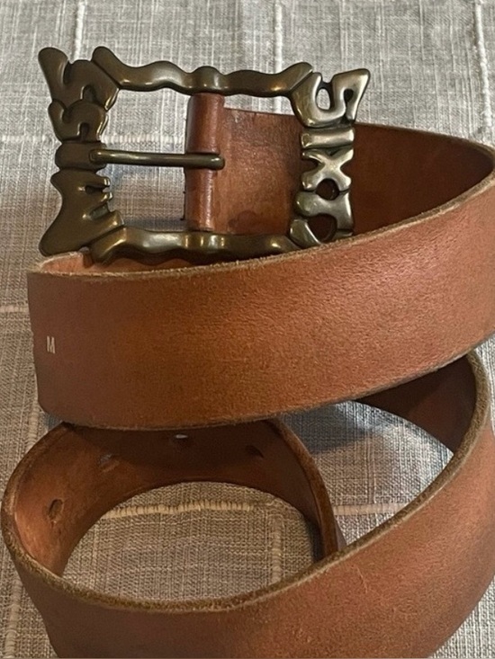 Miss Sixty Accessories - Miss Sixty Vintage Leather Italy Chunky Belt Buckle Sz M
